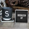 Bookish AF Reading Coaster - Image 2