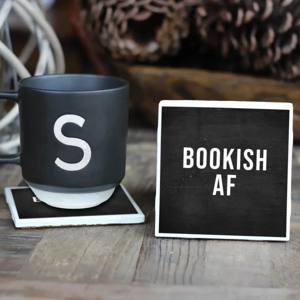 Bookish AF Reading Coaster