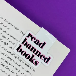 “Read Banned Books – Spicy” Magnetic Bookmark