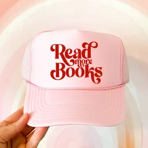“Read More Books” Pink Trucker Hat