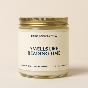 Reading Time Candle – White Tea + Jasmine